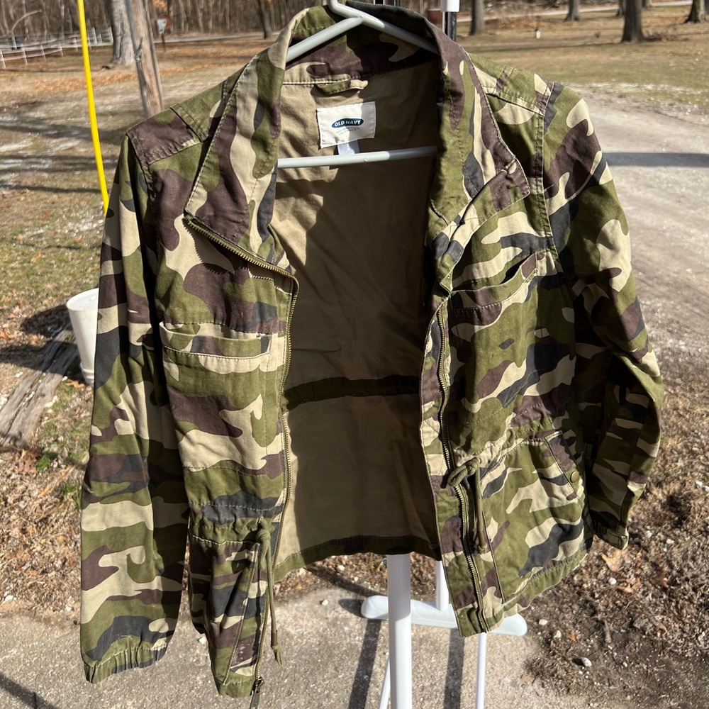 Old Navy Camo Jacket